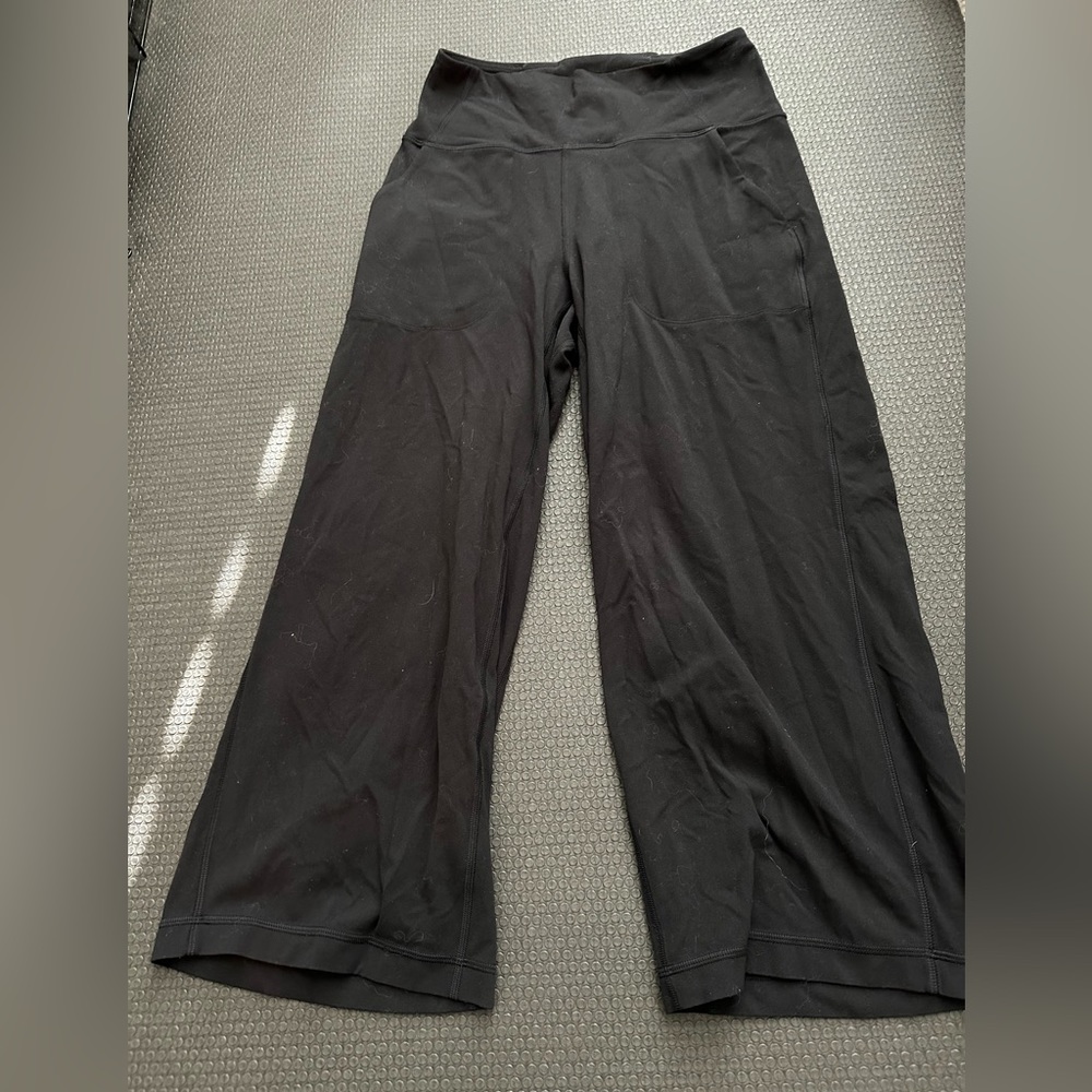 Lululemon High Waisted Wide Legged Pants